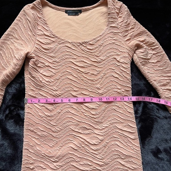 BCBG DRESS‎ Long Sleeve Short Dress, Mauve, Size Small - Picture 6 of 8